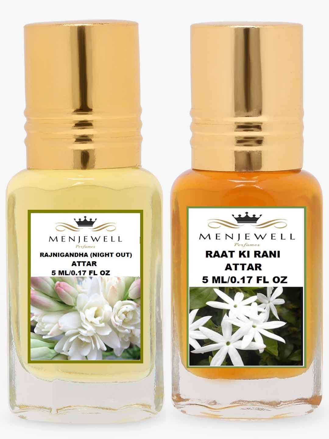 Menjewell Rajnigandha Nightout Raat Ki Rani Attar 10ml