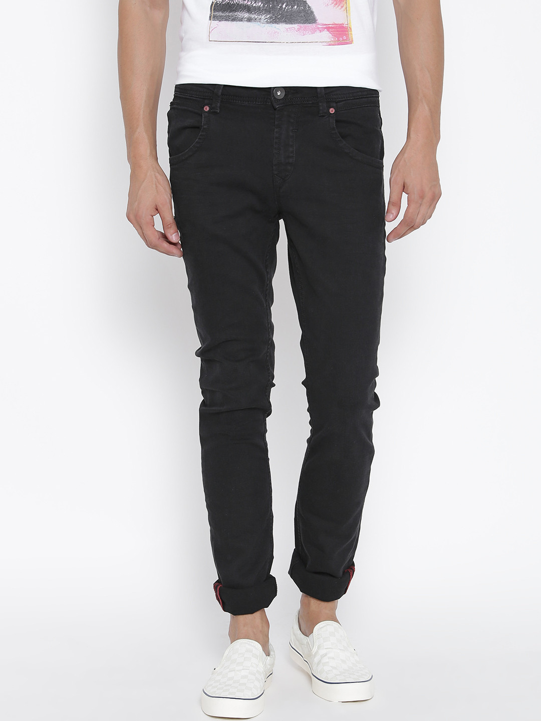 Buy SF JEANS By Pantaloons Men Black 