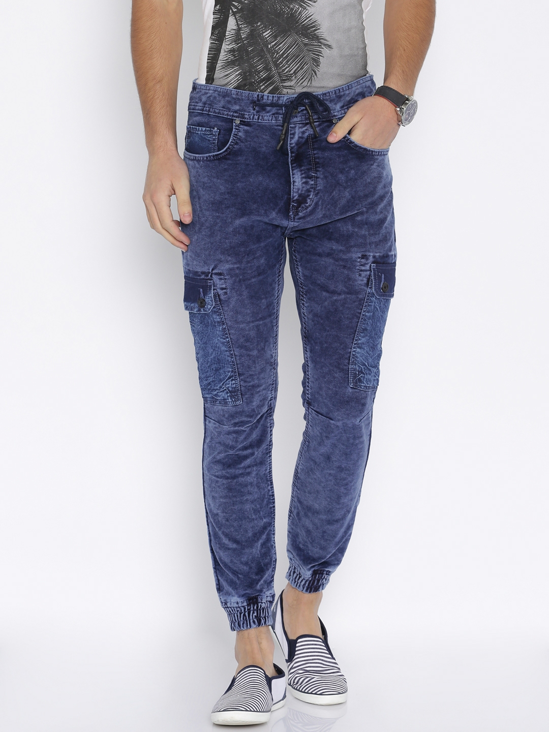 Locomotive on sale jeans myntra