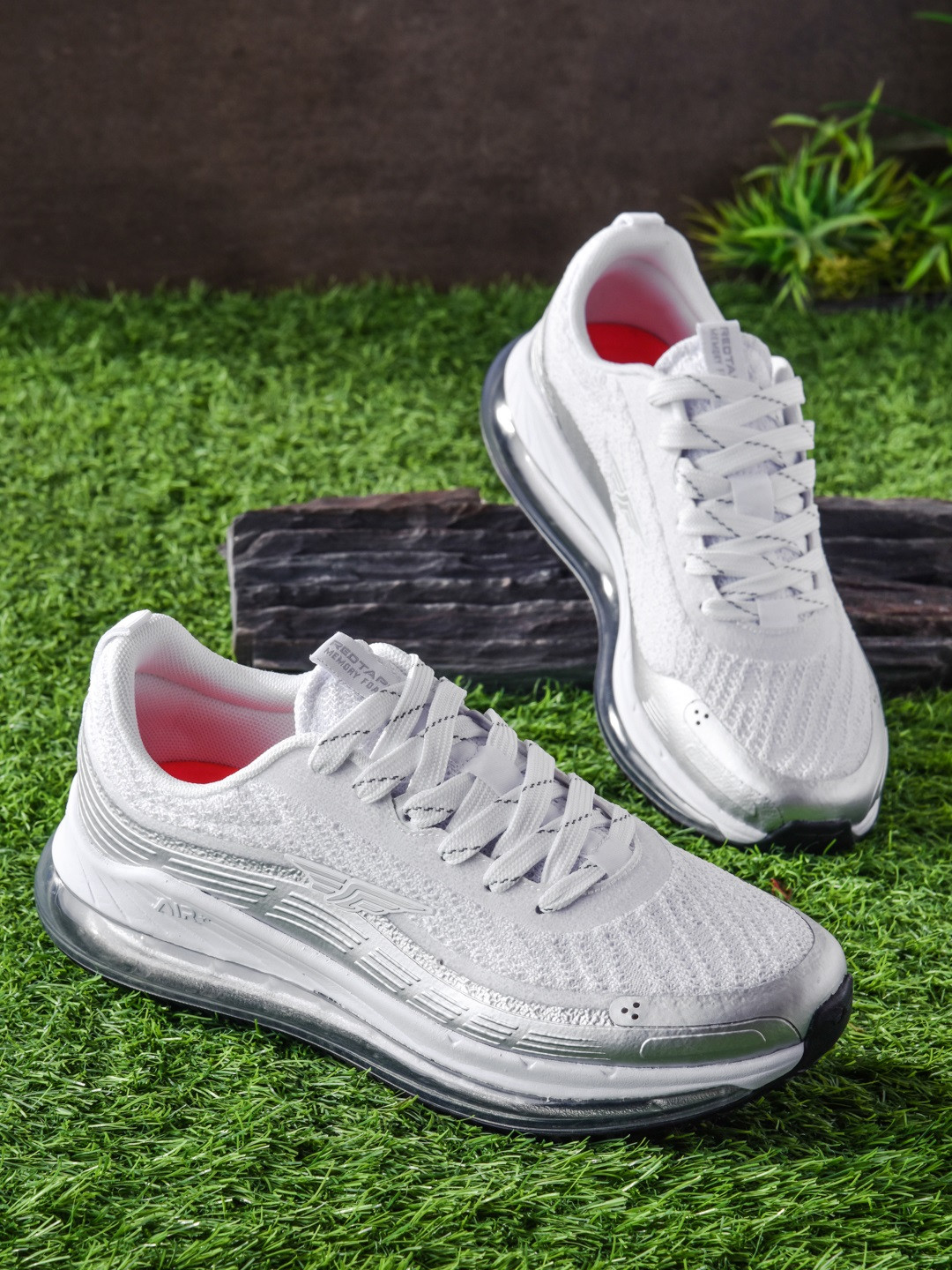 Red Tape Women White Air + Walking Shoes