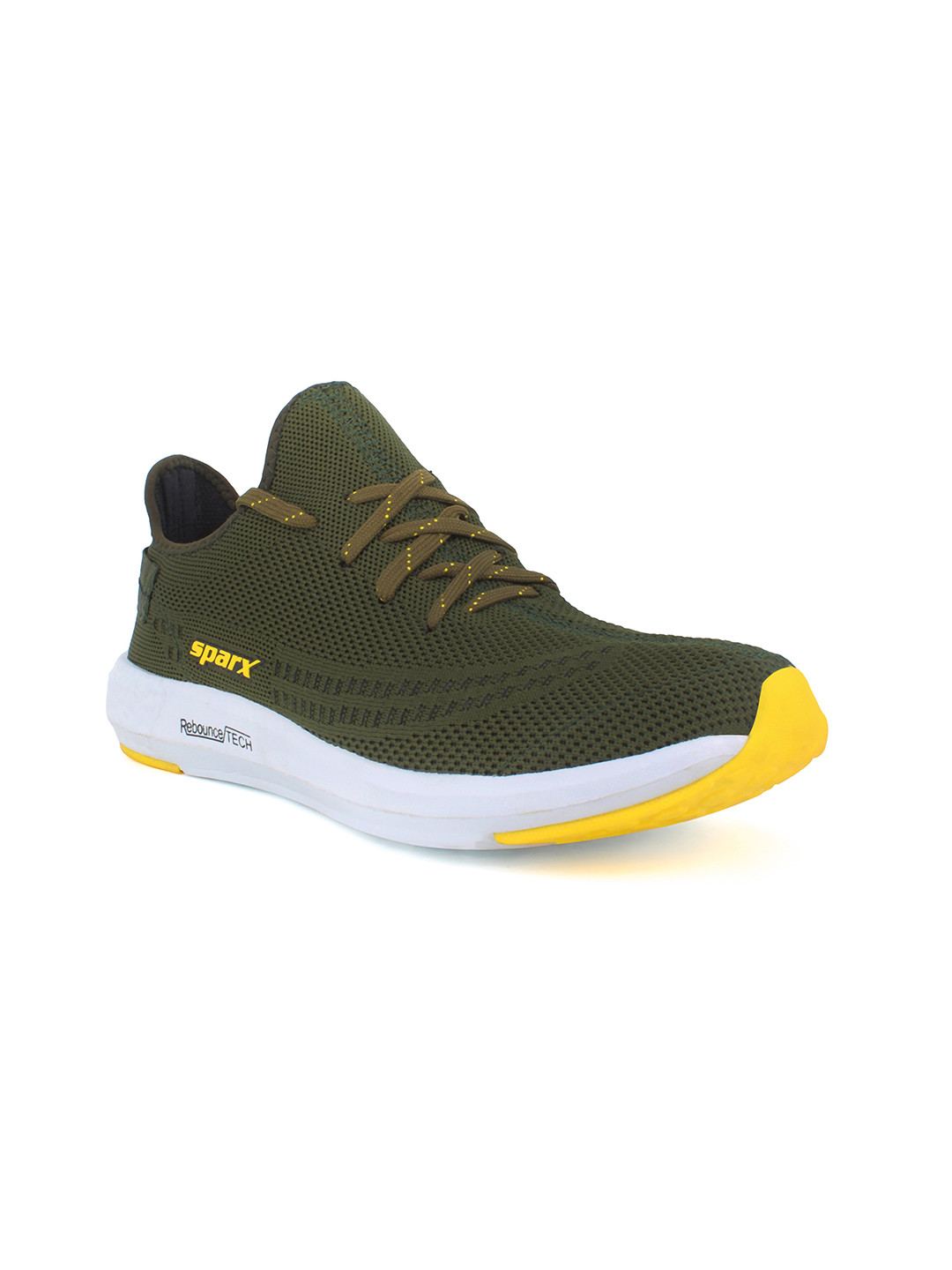 Sparx Men Olive Mesh Running Non-Marking Shoes