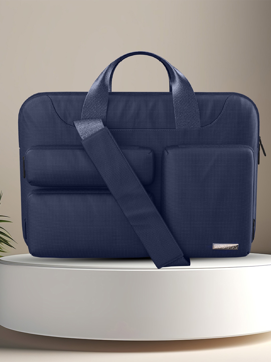 PROBUS Unisex Navy Blue Laptop Sleeve