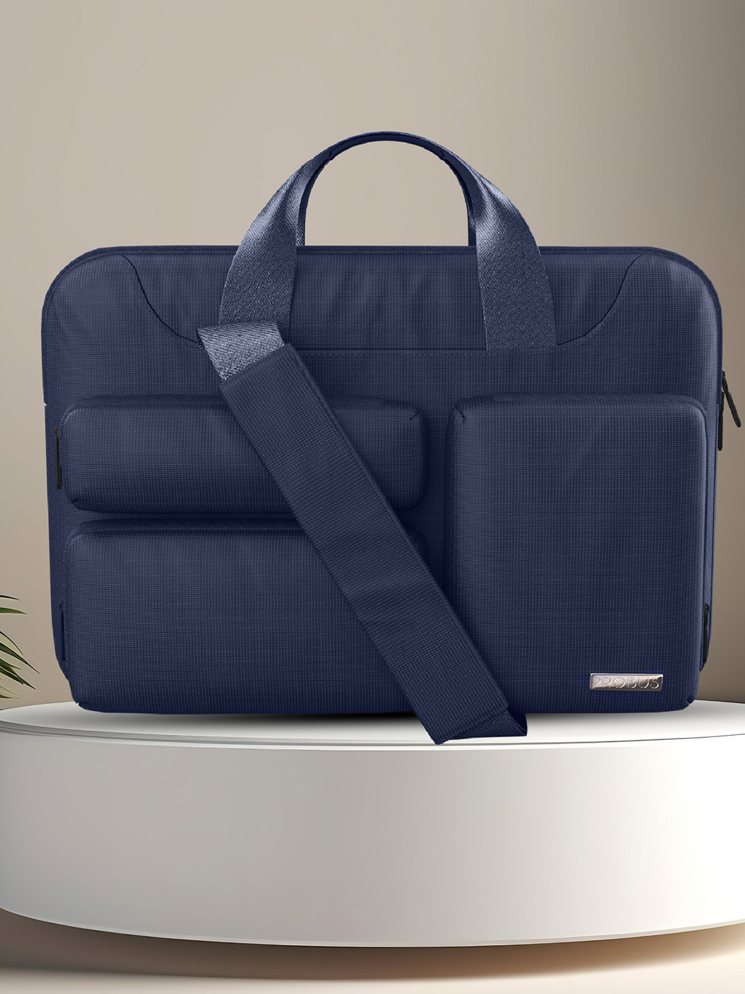 PROBUS Unisex Navy Blue Laptop Sleeve