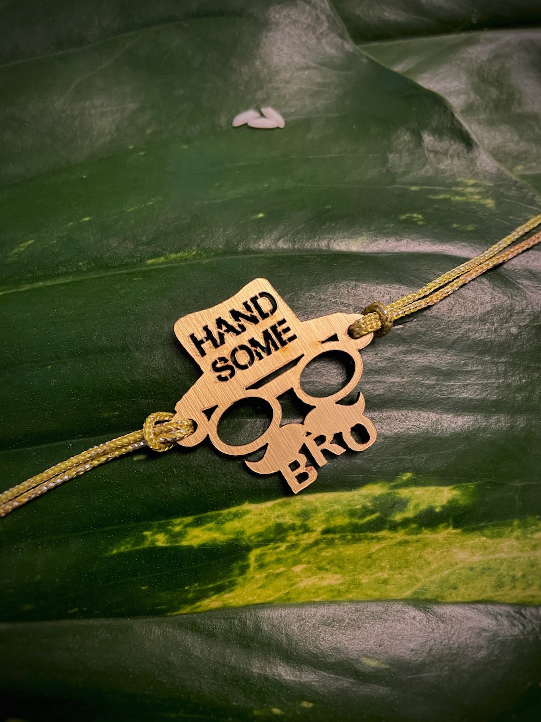 Digital Dress Room Multi Fancy Rakhi Design with Slogan Handsome