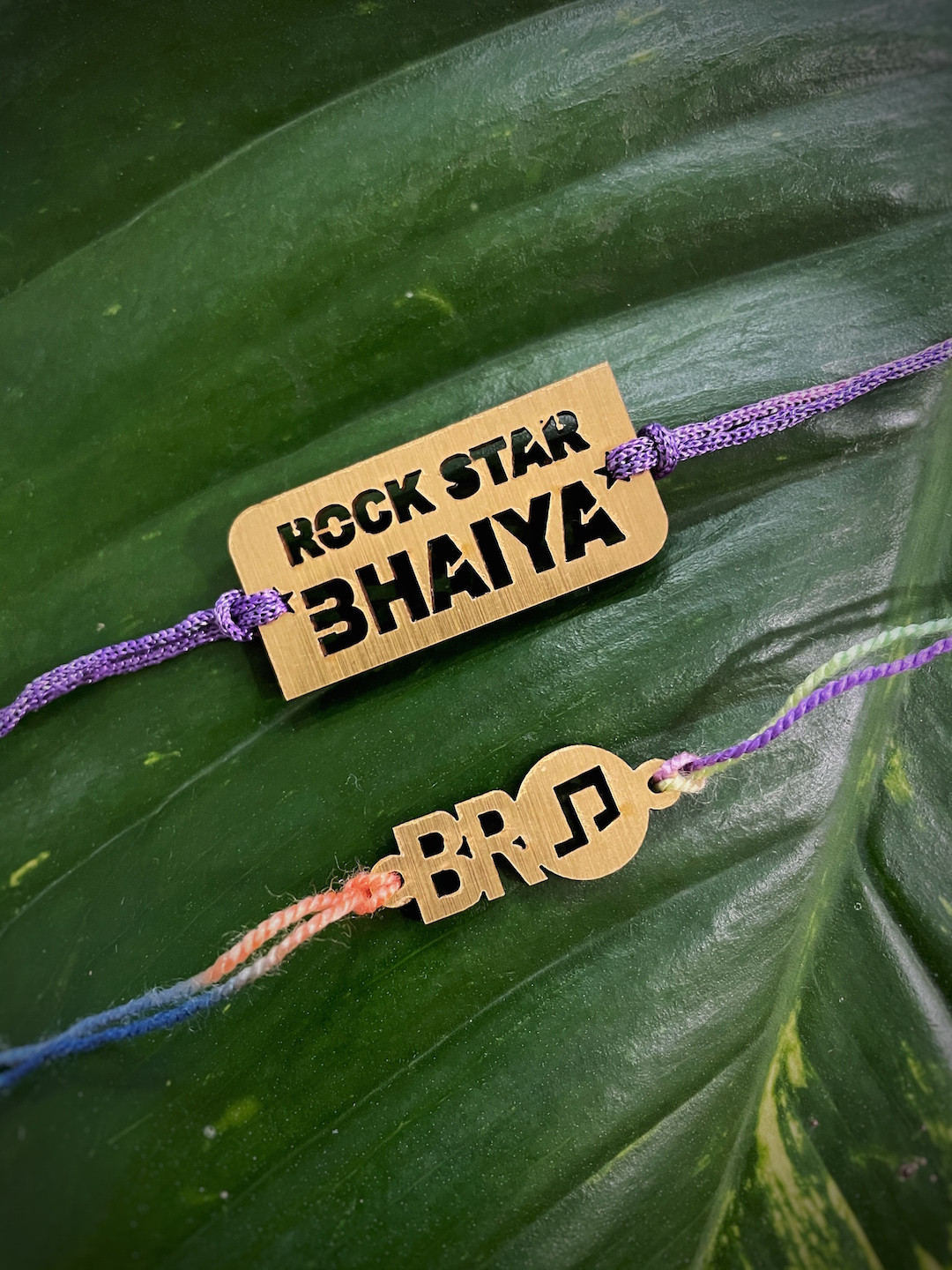 Digital Dress Room Set of 2 Multicoloured Mauli Rakhi