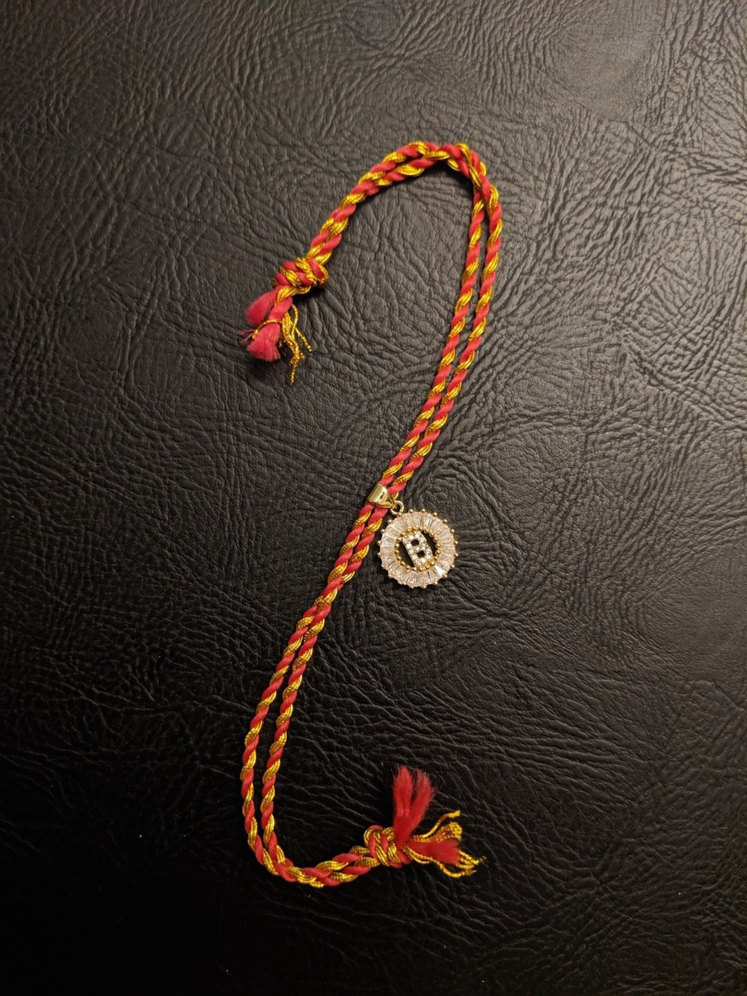 Digital Dress Room Letter B Rakhi Fancy Designs Alphabet Gold Plated Customised Pendant