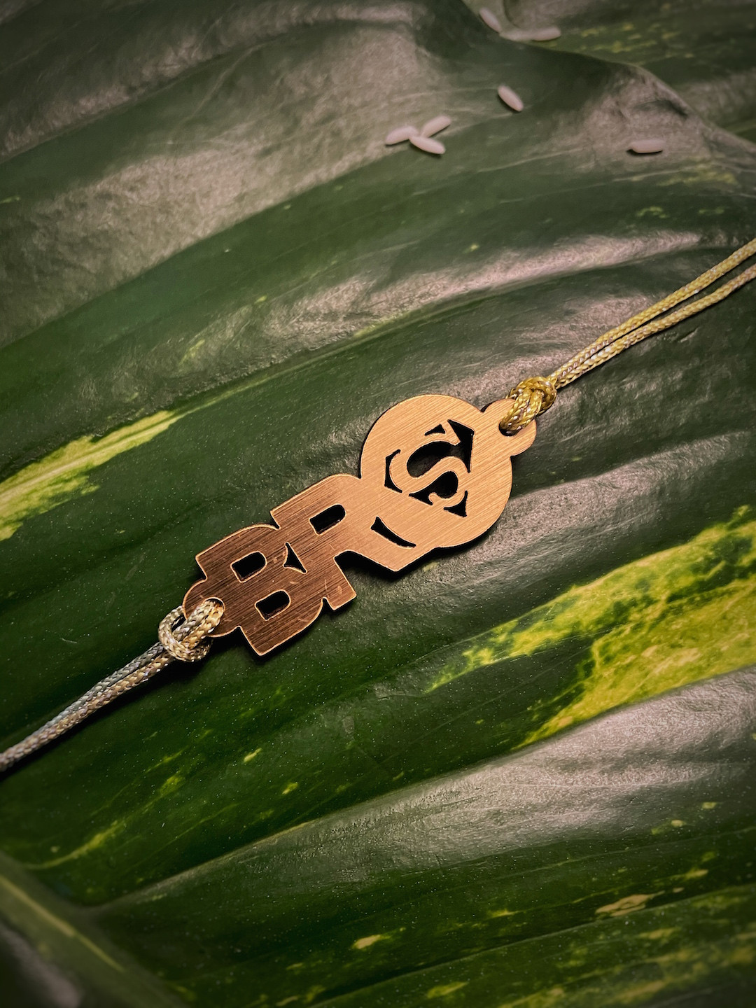 Digital Dress Room Multi Fancy Rakhi Design with Funky Slogan Superman BRO Pendant