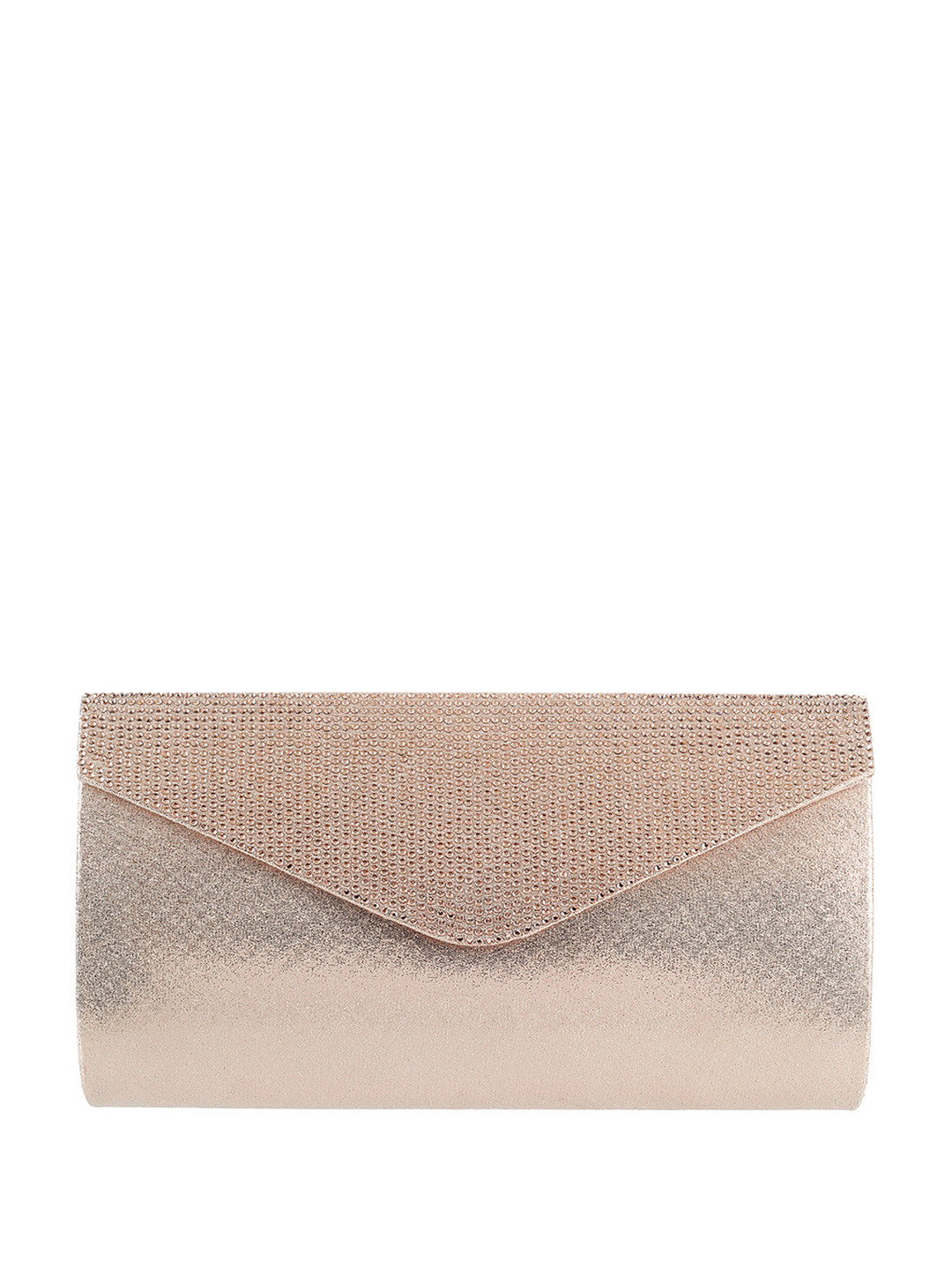 Mochi Gold Embellished Envelope Clutch