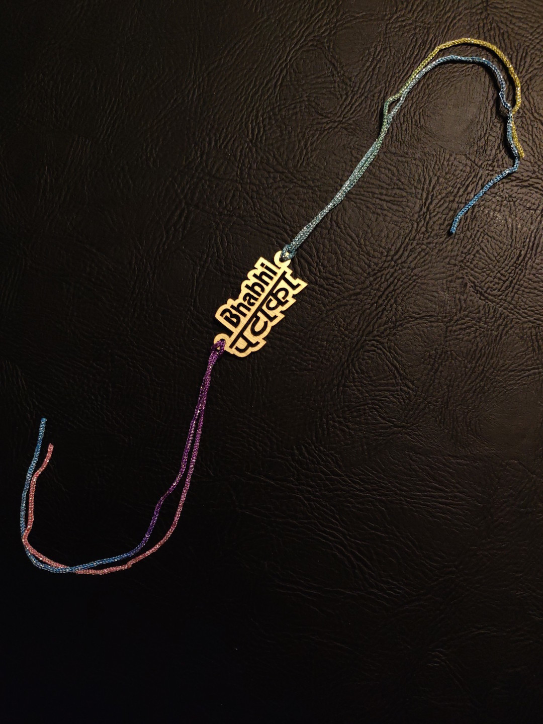 Digital Dress Room Fancy Rakhi Design with Pendant Multicoloured Mauli Raksha Bandhan