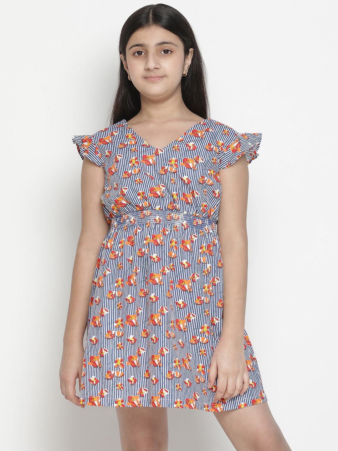 Oxolloxo Multi Floral Fit & Flare Dress