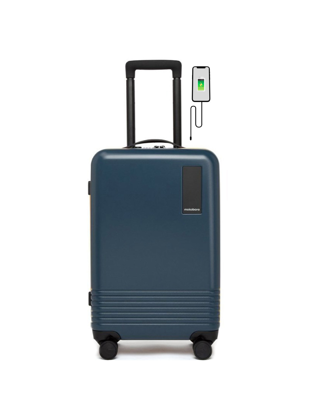 MOKOBARA Ocean Sunray Textured Hard-Sided Cabin Trolley Suitcase
