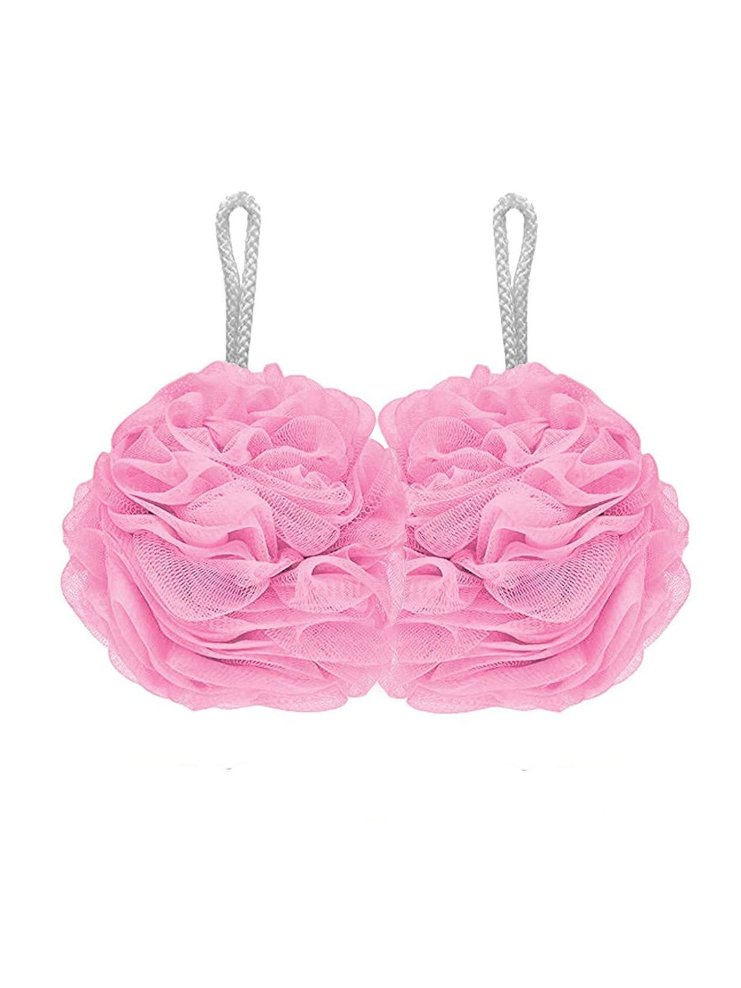 INCRIZMA Set Of 2 Pink Bath Loofah