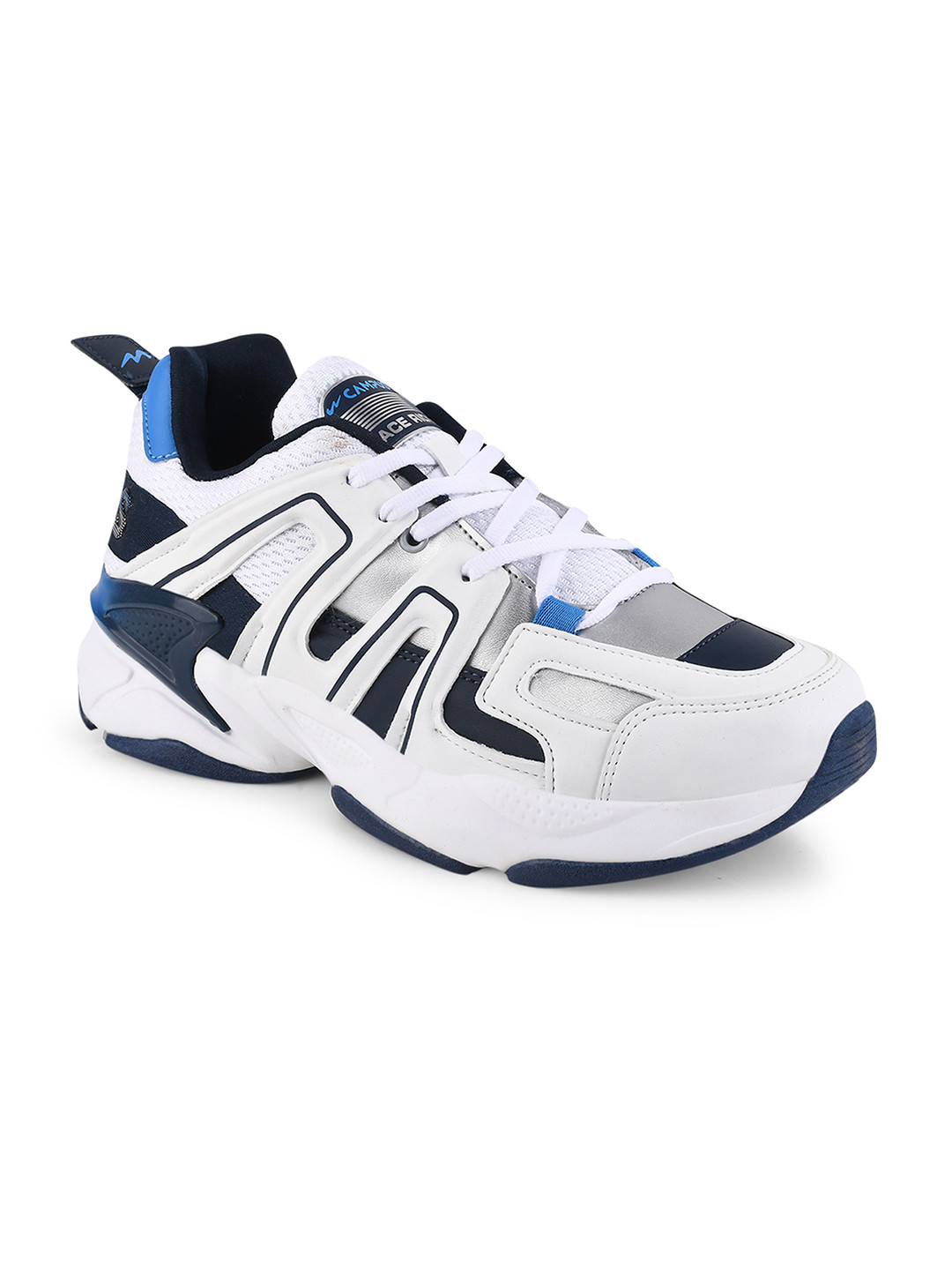 Campus Men White Space-Rider Running Shoes