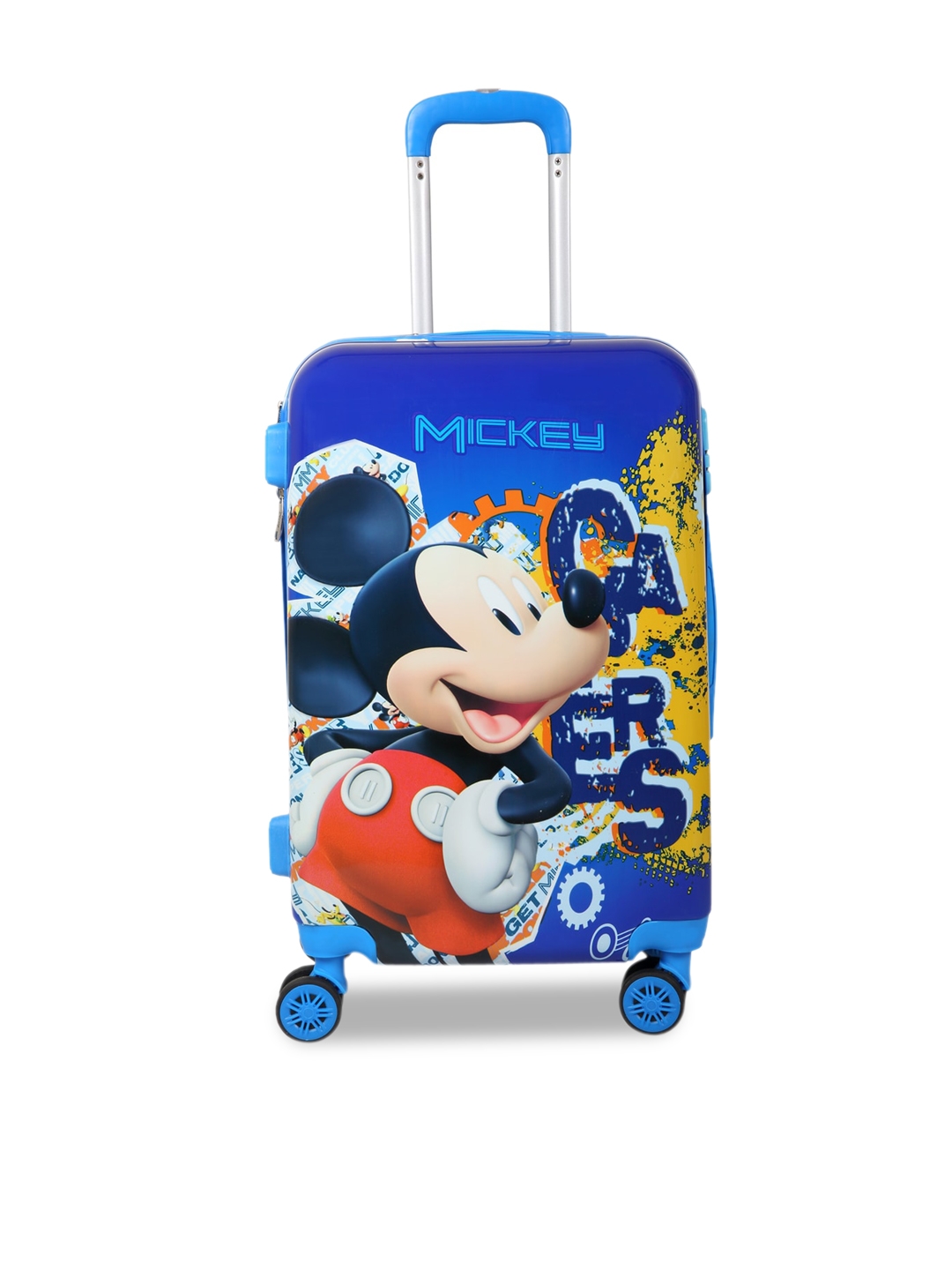 Disney Unisex Kids Blue   Red Mickey Mouse Printed Trolley Bag