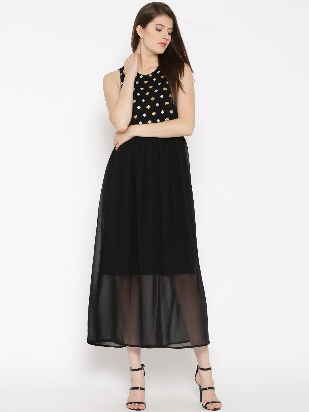 akkriti by pantaloons printed maxi dress