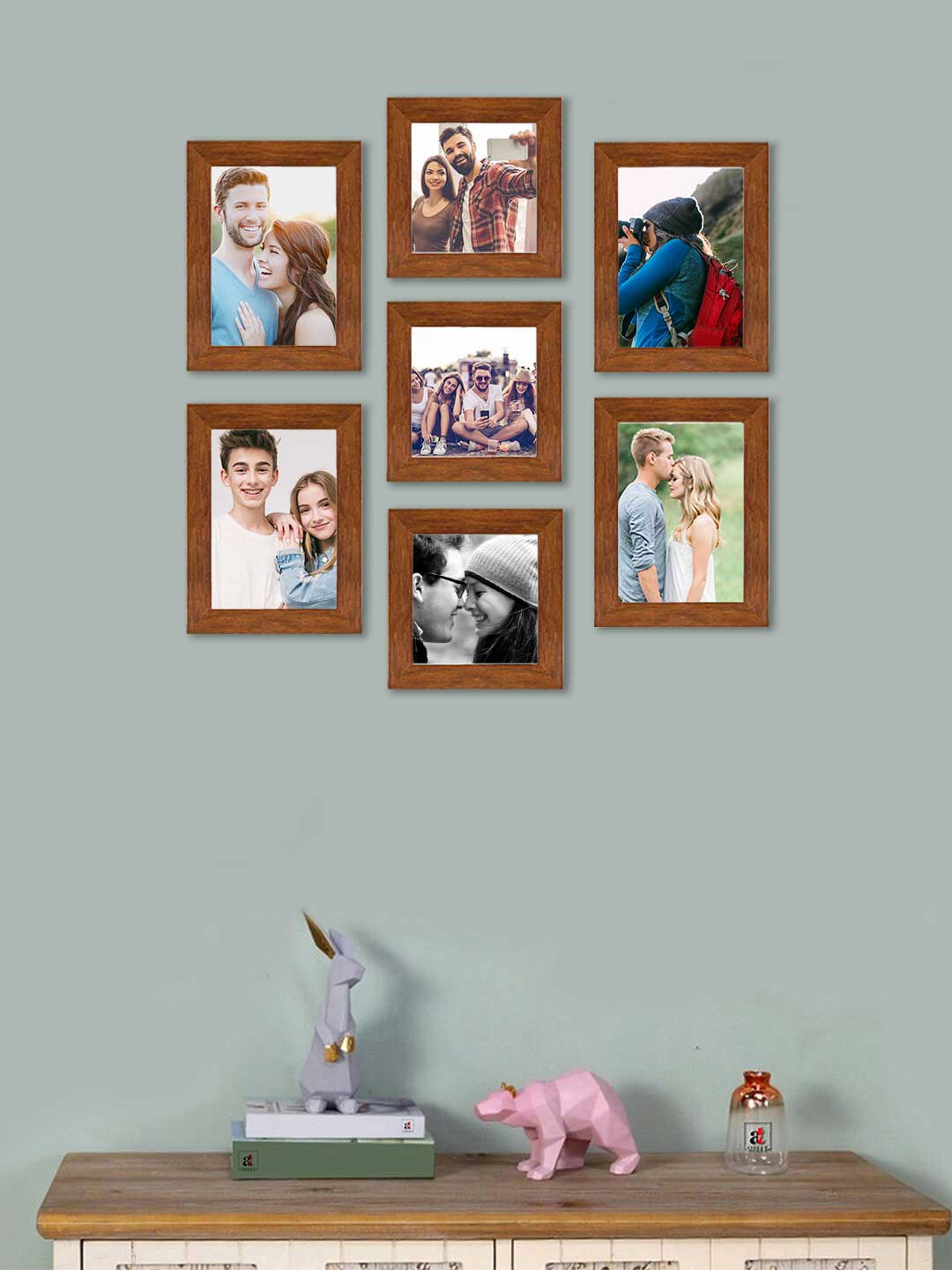 Art Street Set of 7 MDF Wall Photo Frames