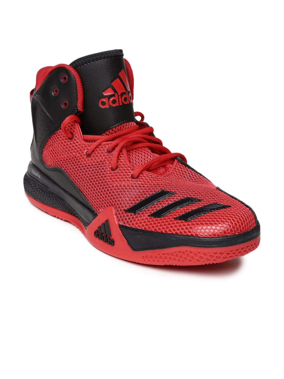 Buy ADIDAS Men Red Dual Threat Basketball Shoes Sports Shoes for Men 1461579 Myntra