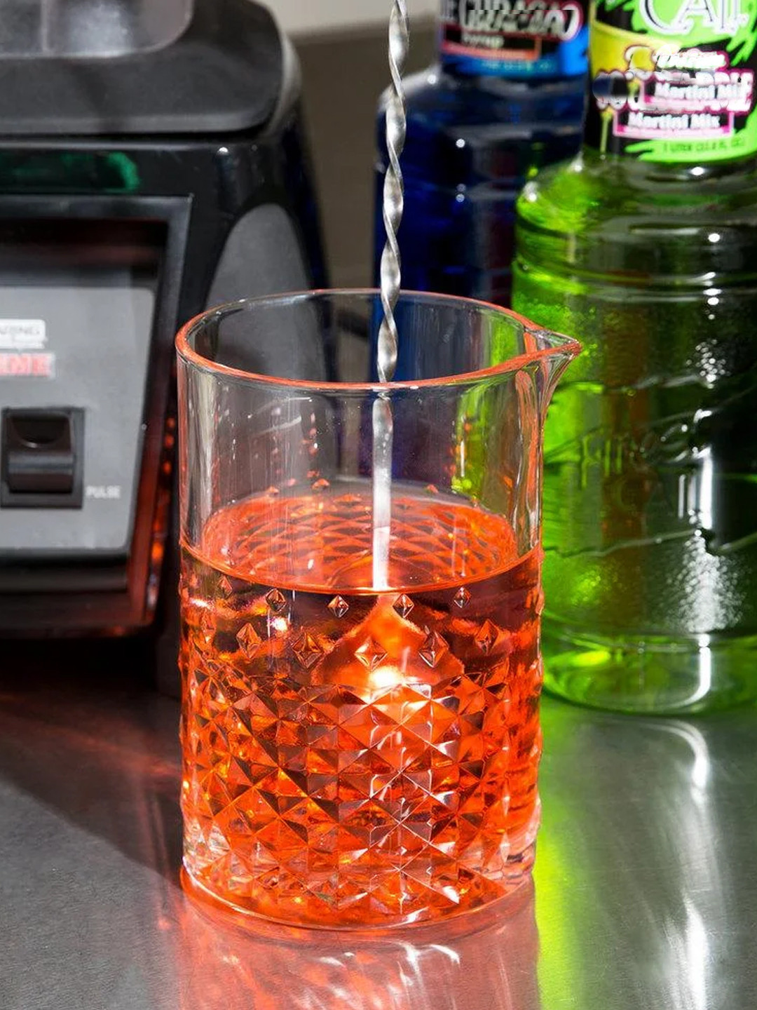 INCRIZMA Unisex Transparent Mixing Glass 550 ml