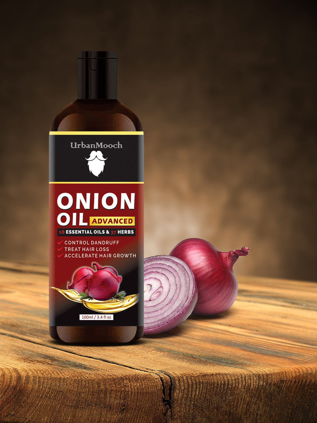 UrbanMooch Set of 2 Advanced Red Onion Hair Oil - 100ml Each