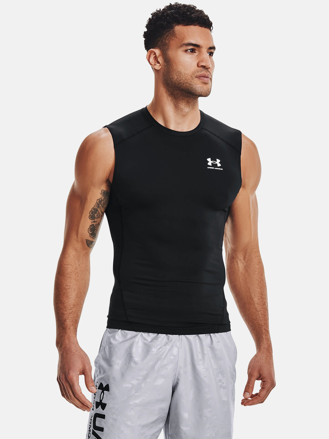 UNDER ARMOUR Heat Gear Compression Sleeveless T-shirt