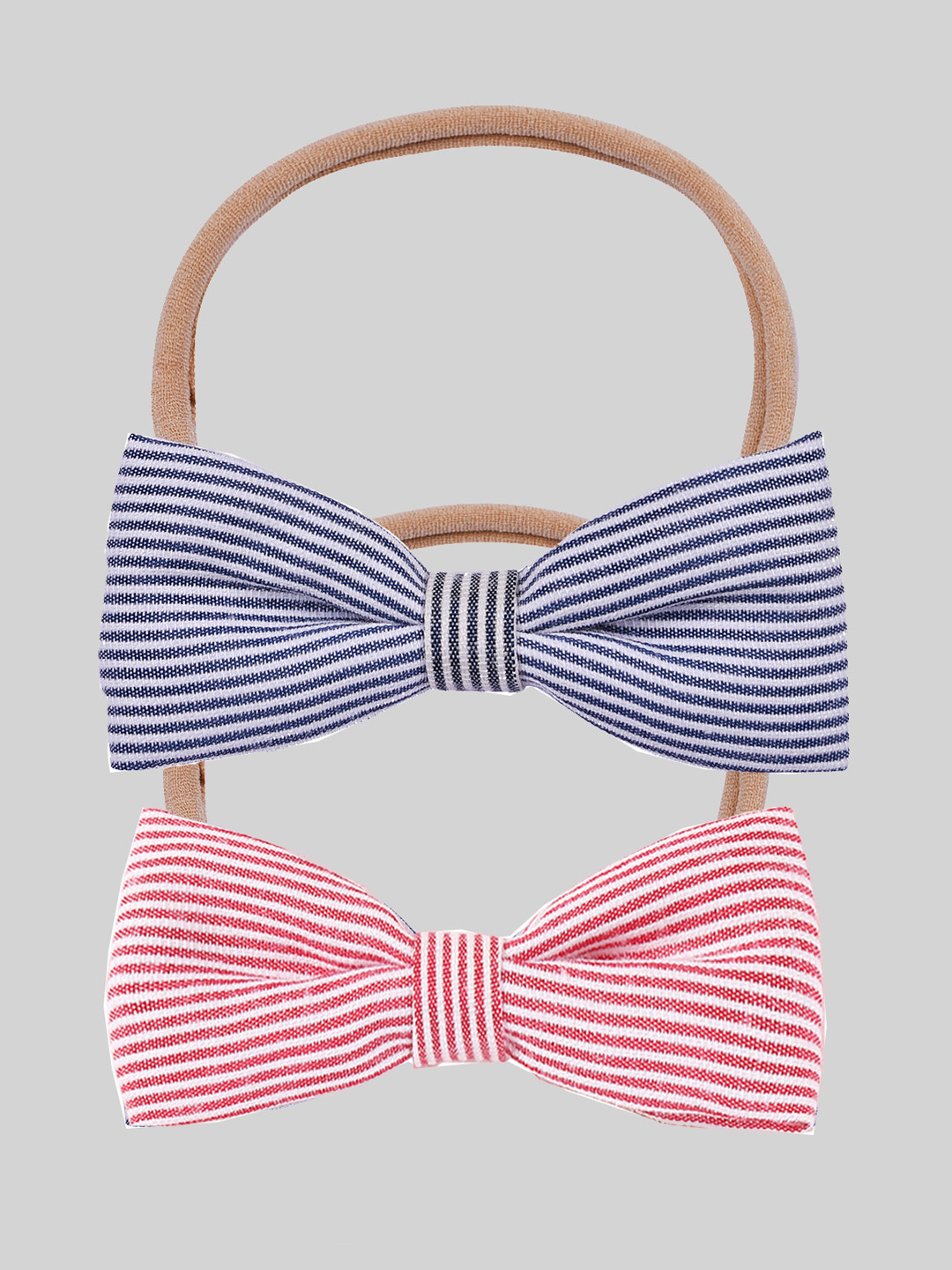 AQUASTREET Girls Red & Blue Set of 2 Ponytail Holders