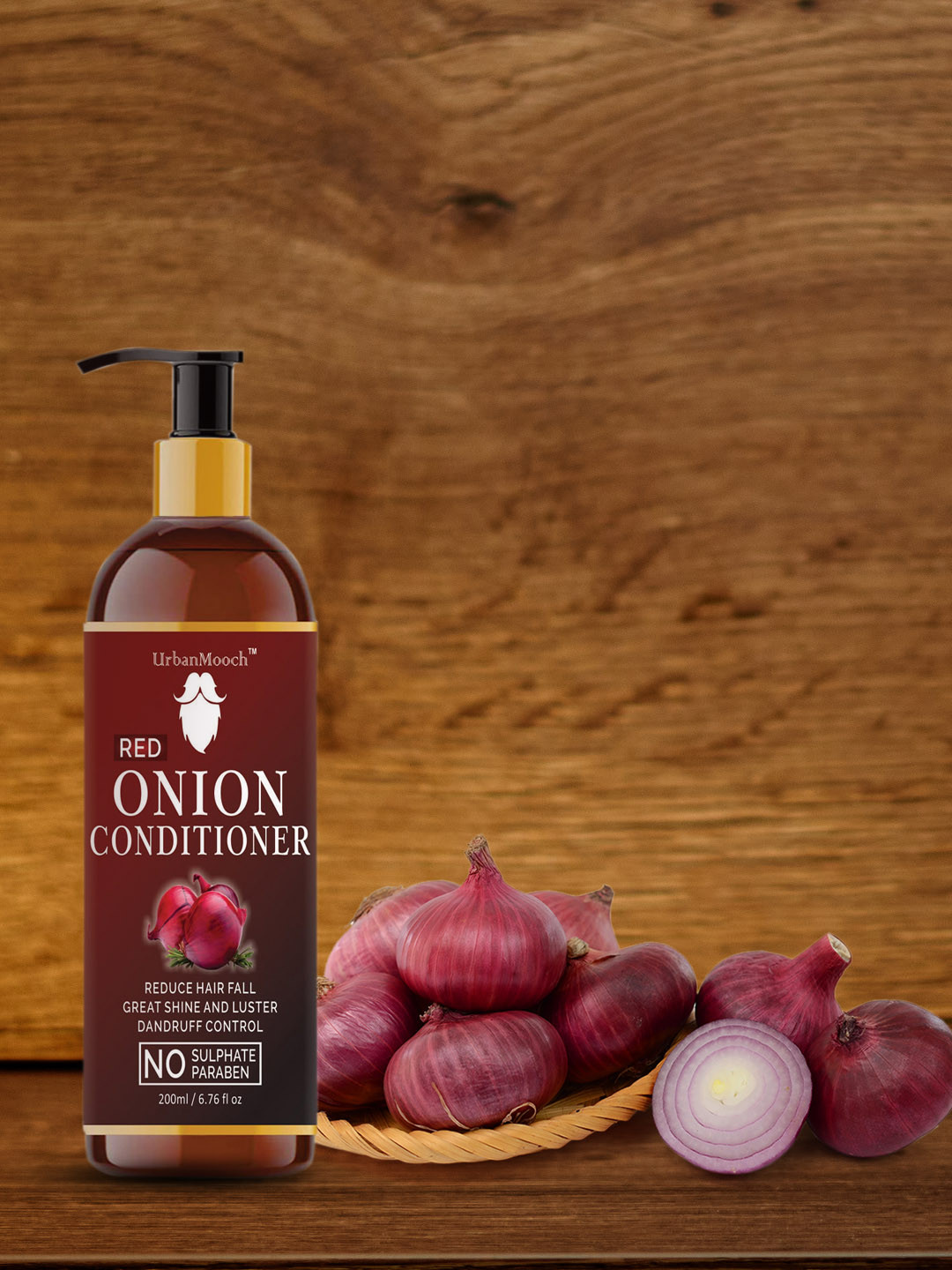 UrbanMooch Onion Hair Conditioner for Hair Growth & Hair Fall Control - 200 ML