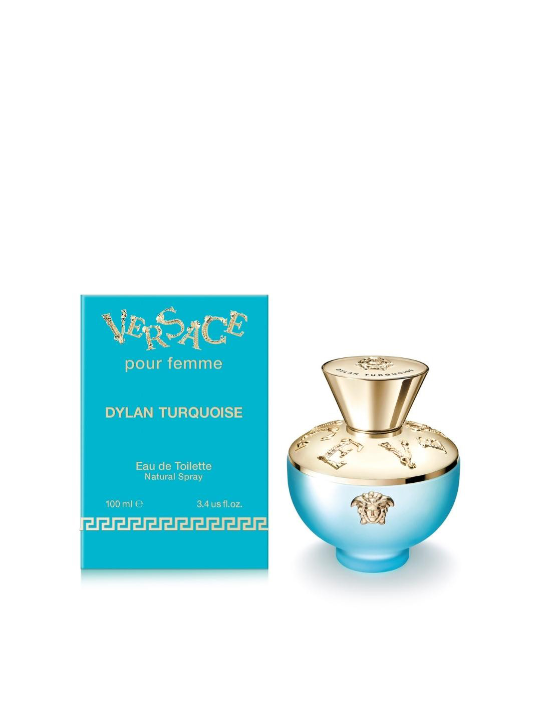 Versace Dylan Turquoise Natural Spray Eau De Toilette 100 ml