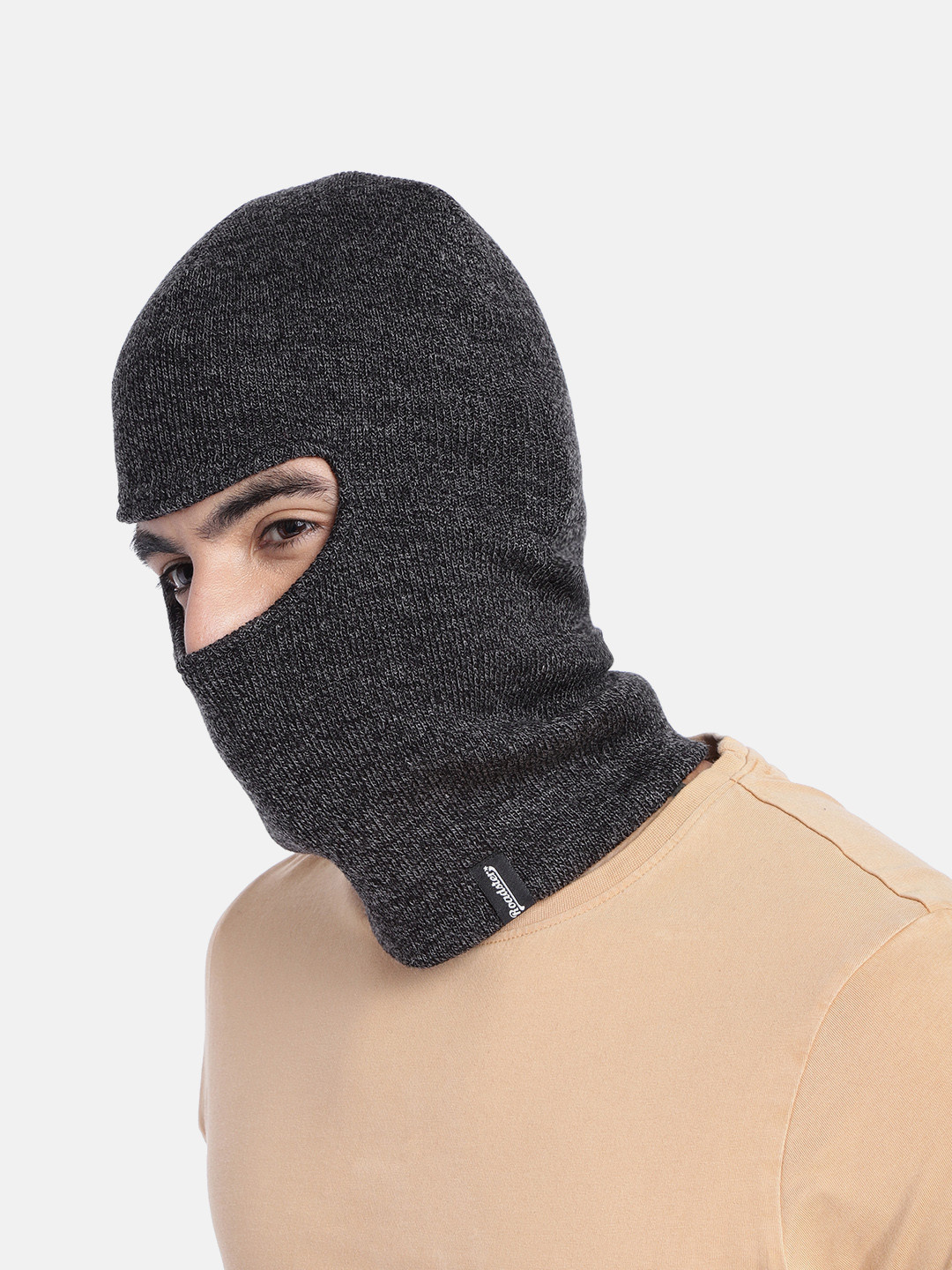 Roadster Unisex Charcoal Grey Acrylic Beanie