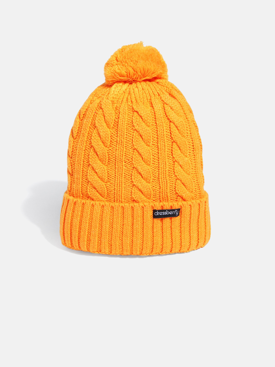 DressBerry Women Mustard Yellow Beanie