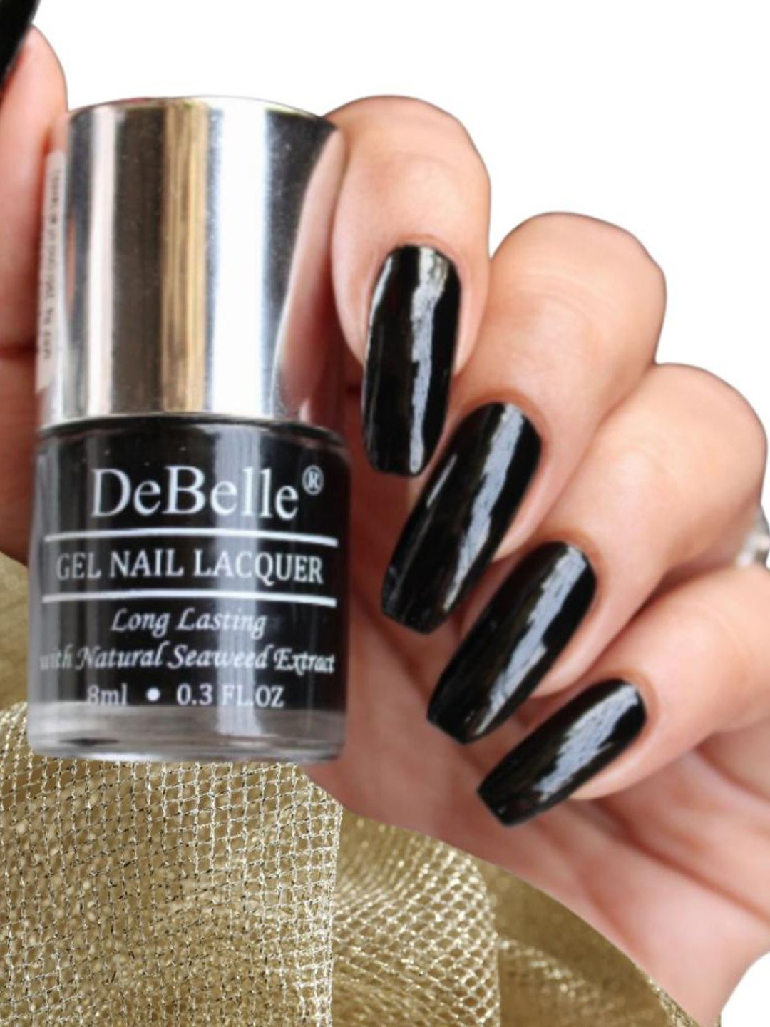 DeBelle Gel Nail Lacquer - Luxe Noir 8 ml