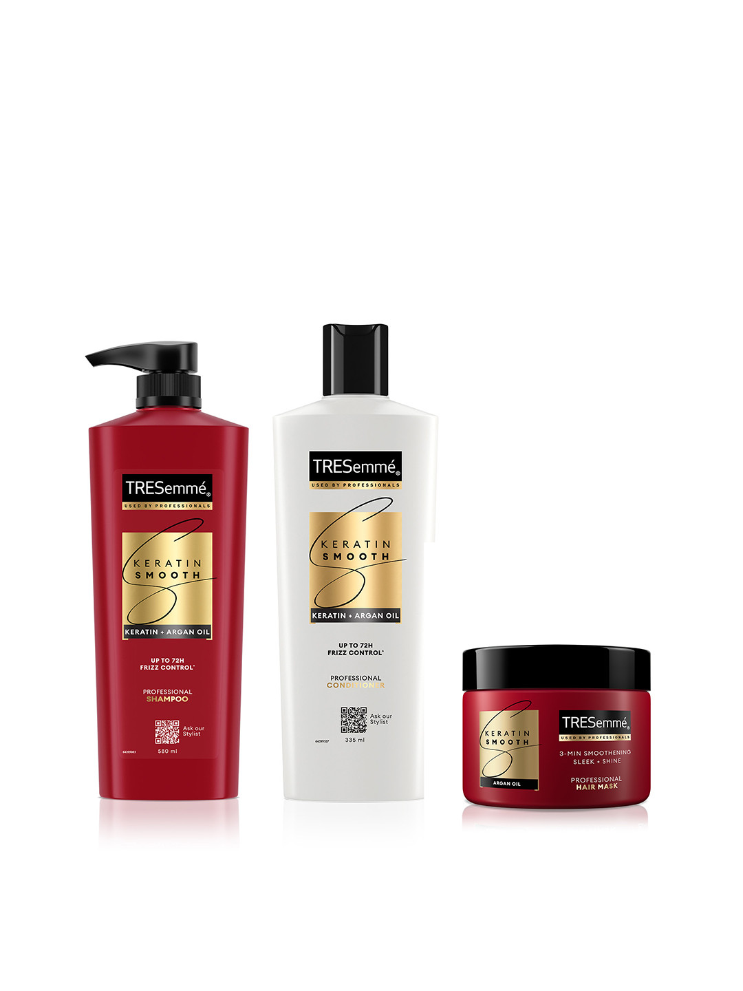 TRESemme Women Set of Keratin Smooth Shampoo, Conditioner & Mask