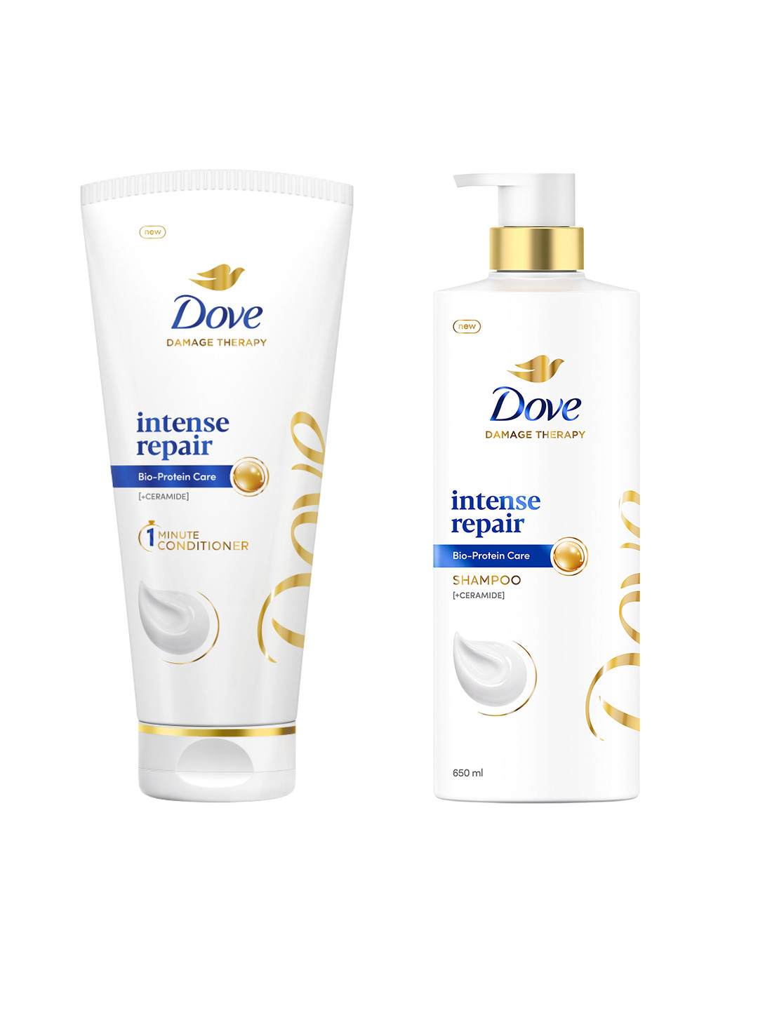 Dove Unisex Set of Intense Repair Shampoo & Conditioner