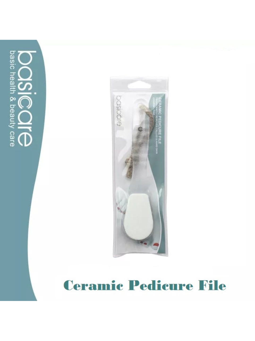 basicare Pedicure File - Ceramic Stone with Silicone Carbide