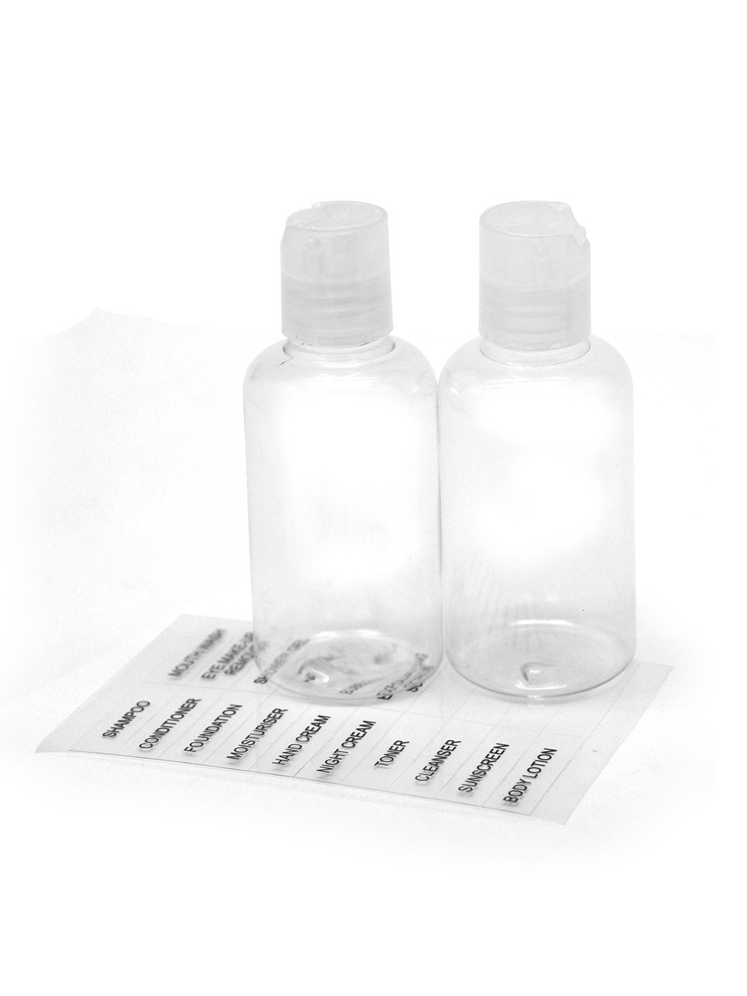 basicare Women Set of 2 Cosmetic Travel Bottles