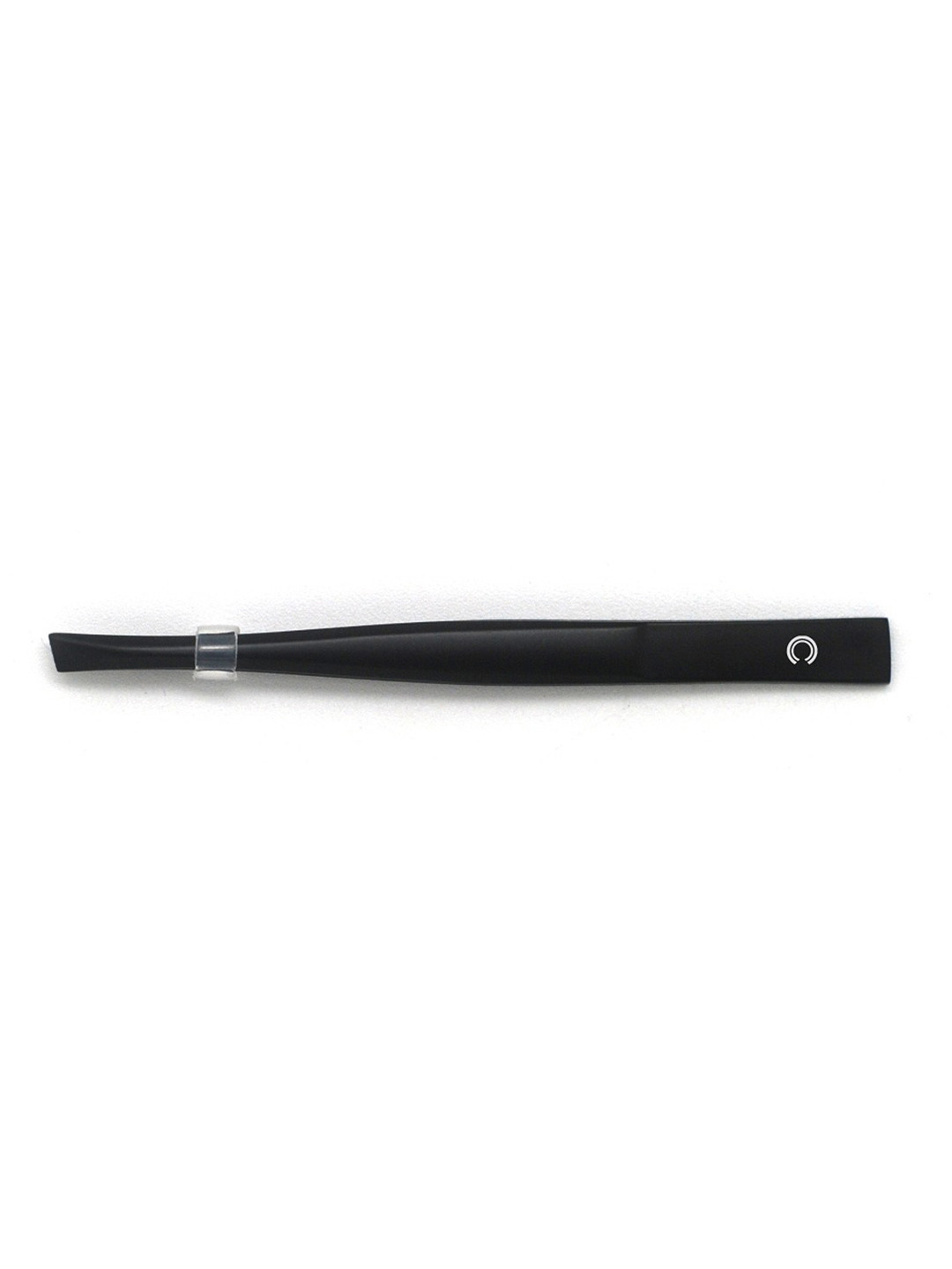 basicare Matt Black Tweezer - Slant Tip