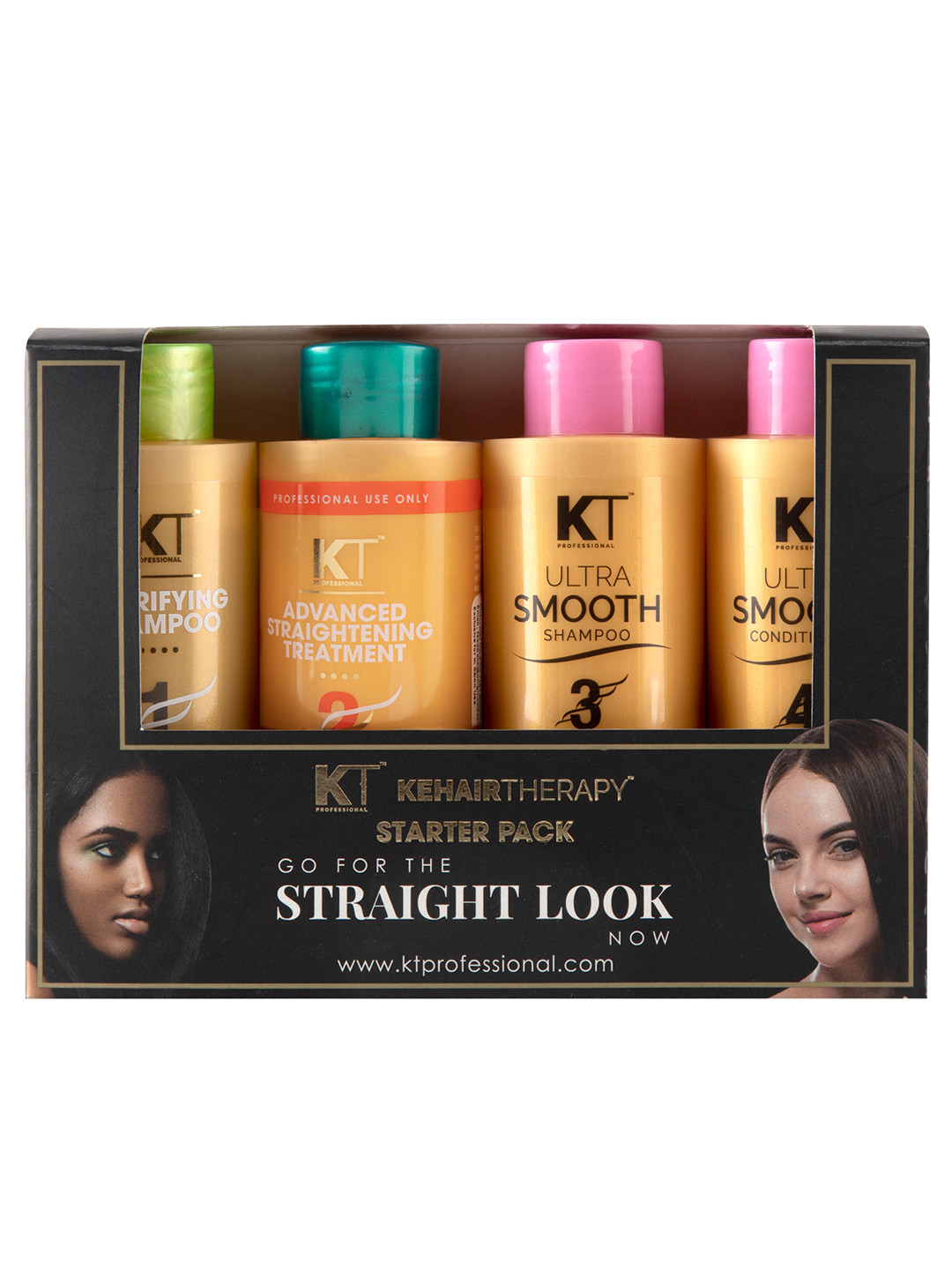KT Professional Home Keratin Advanced Straightening Starter Kit (480ml)