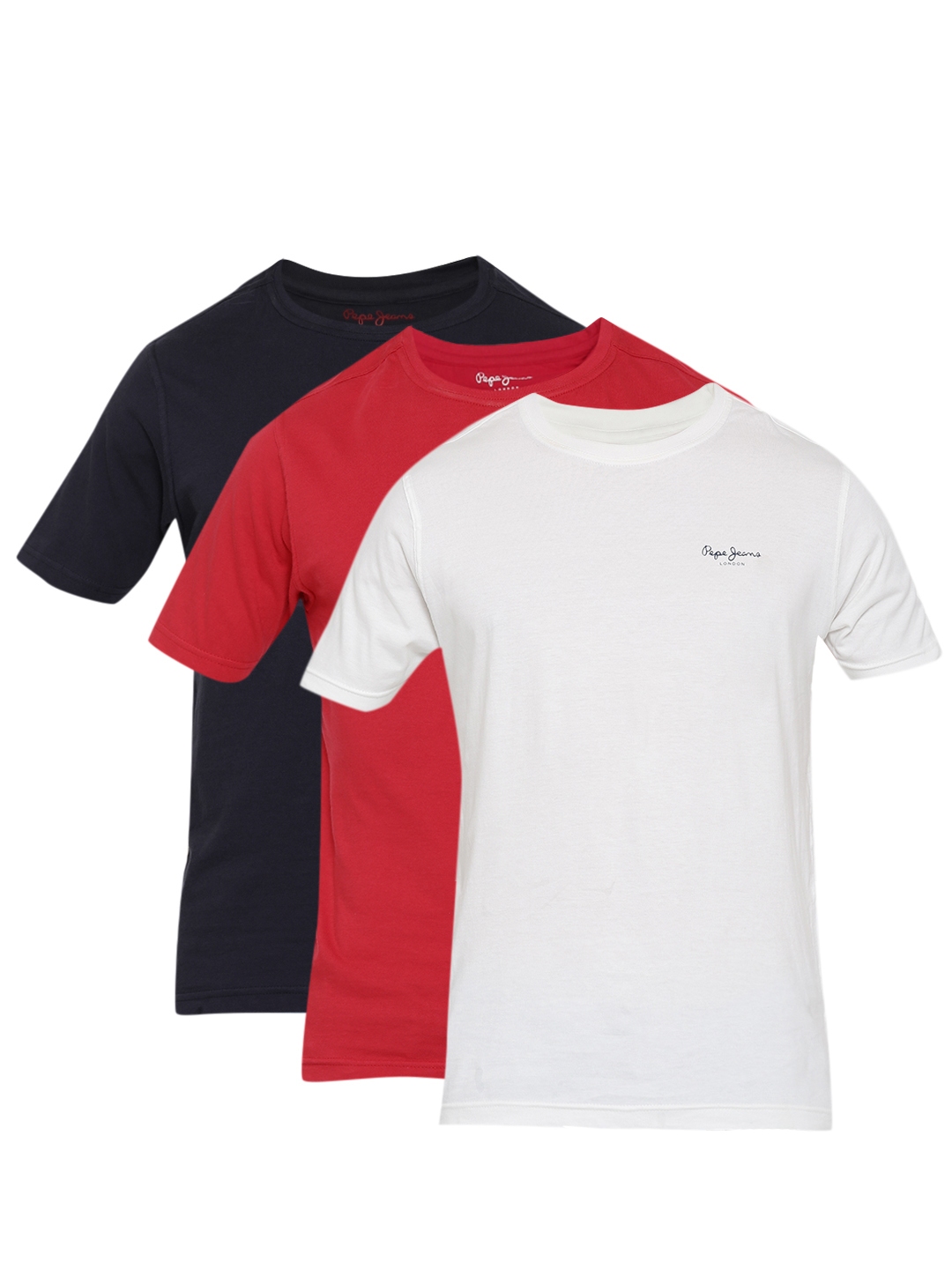 pepe jeans pack of 3 t shirts