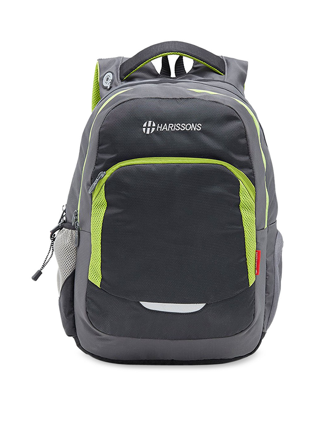 Harissons Black & Green 15 Inch Colourblocked Laptop Backpack