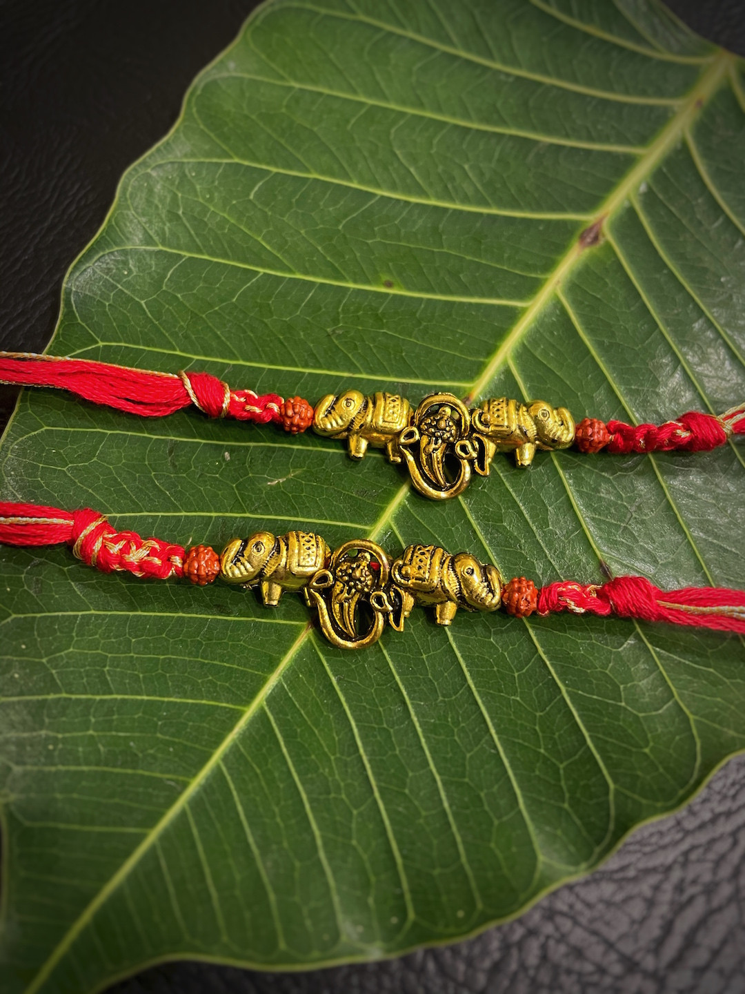 Digital Dress Room Set Of 2 Ganesh Ji  Rakhi
