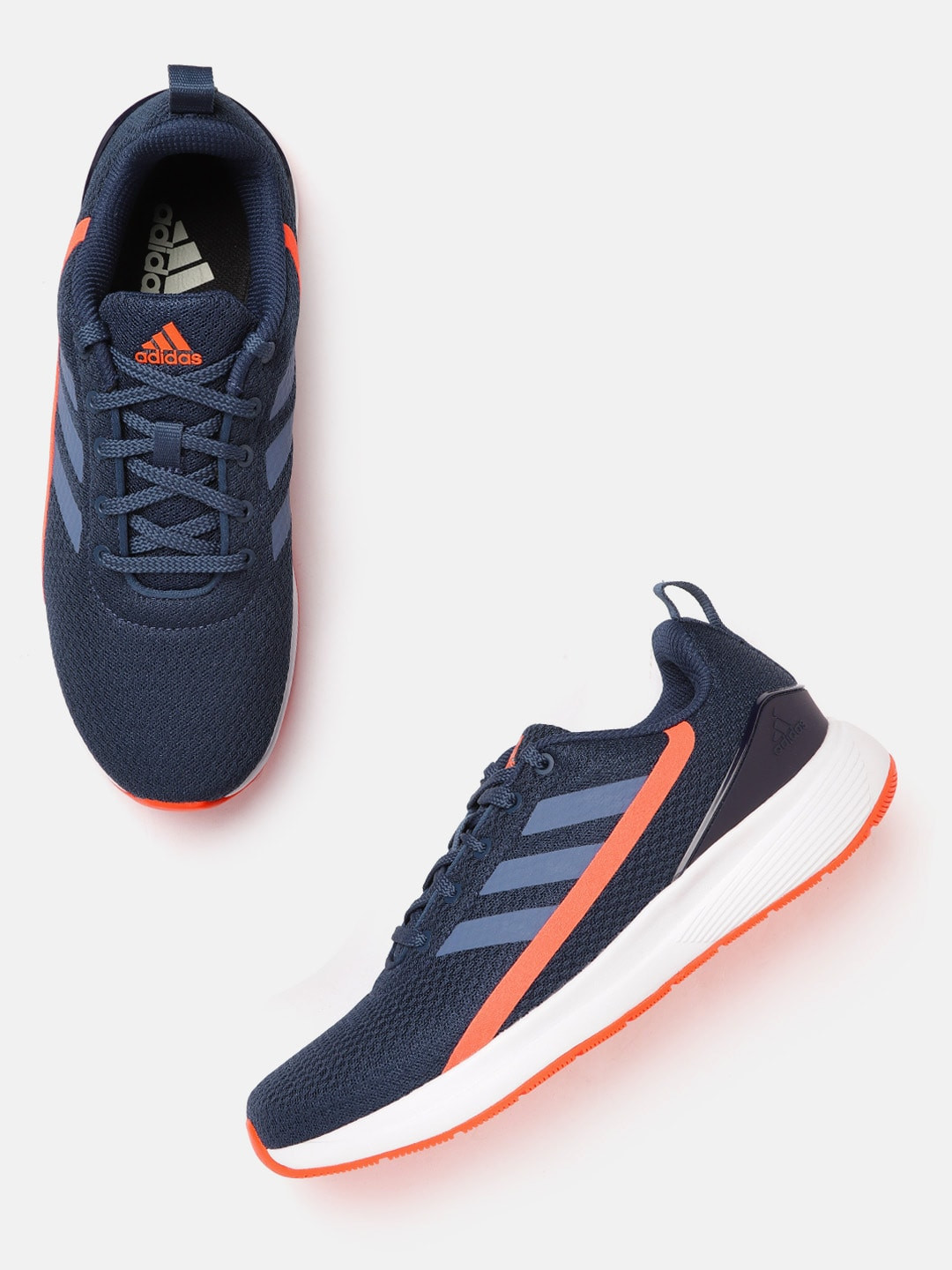 ADIDAS Men Navy Blue Pictor M Woven Design Running Shoes