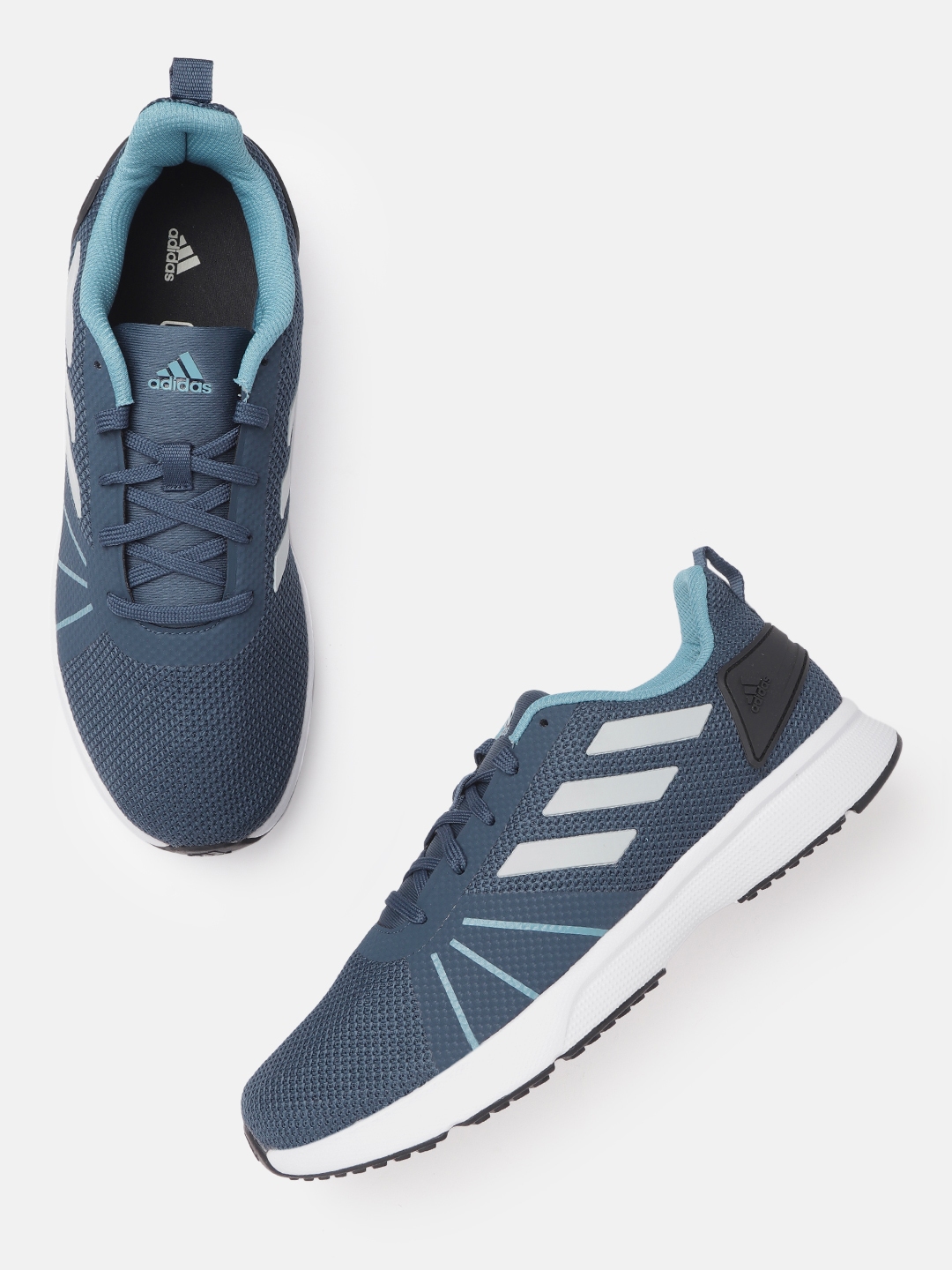 Buy ADIDAS Men Teal Blue Fluidglow Woven Design Running Shoes Sports Shoes for Men 14782092 Myntra