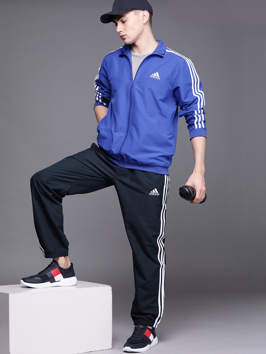 Adidas tracksuit myntra online