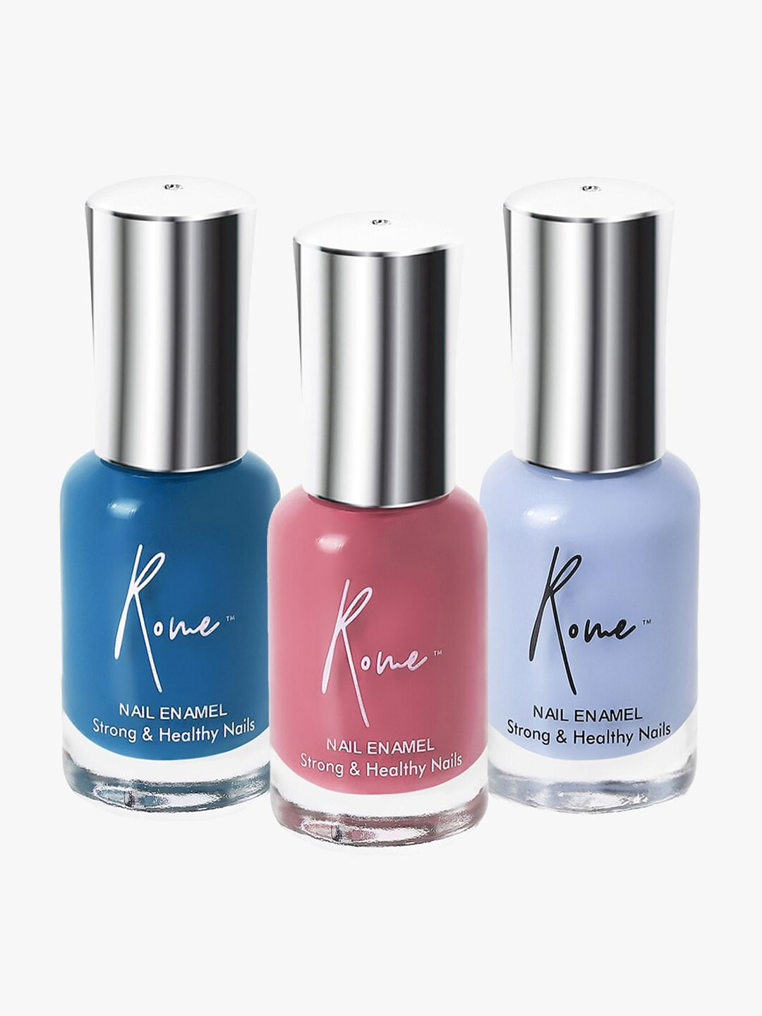 Rome Set of 3 Nail Enamel - Antique Redwood, Lilac & Ruby Rush