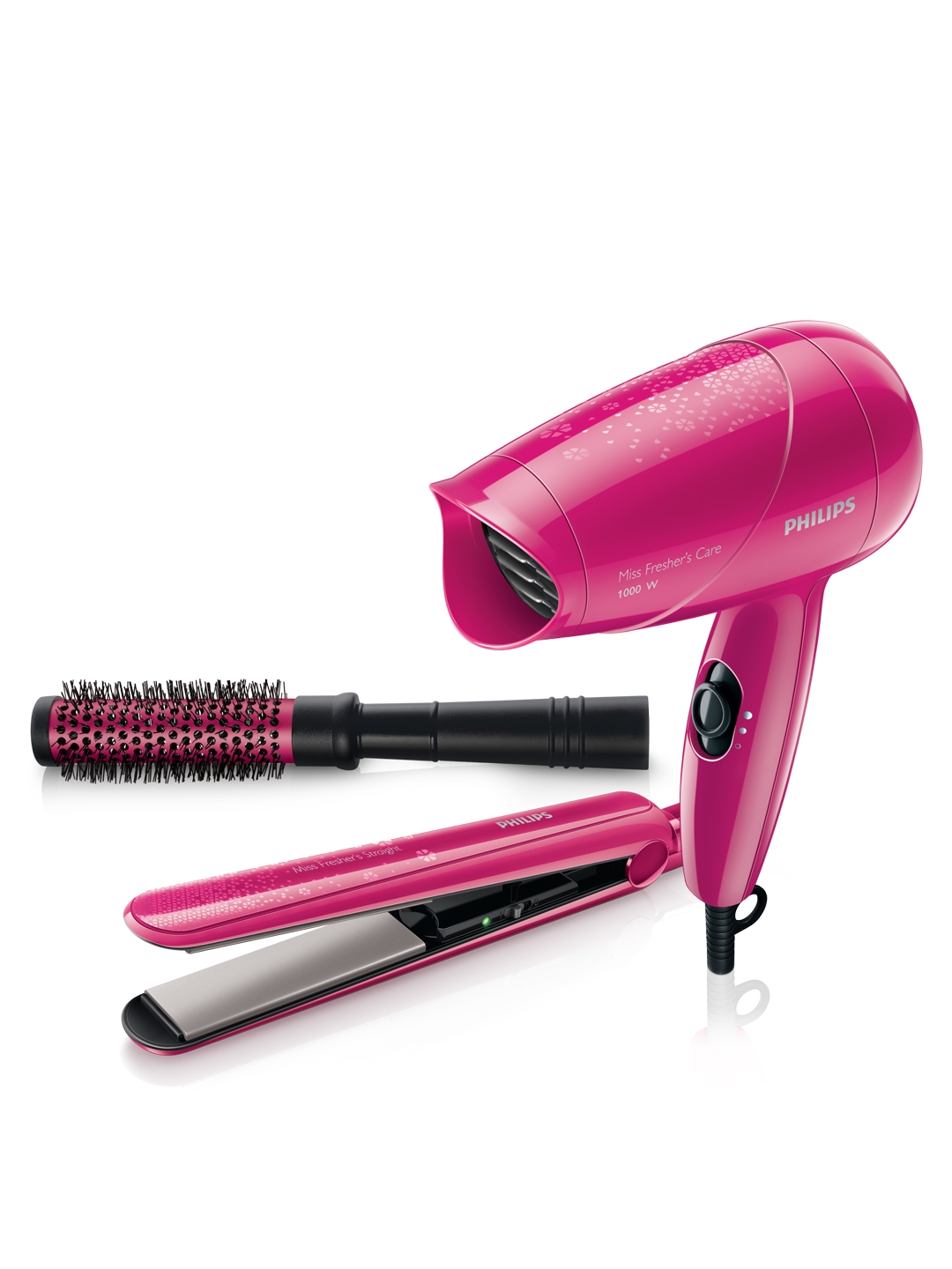 Buy Philips Pink Love & Care Hair Styling Kit - Hair Appliance for Women  1480162 | Myntra