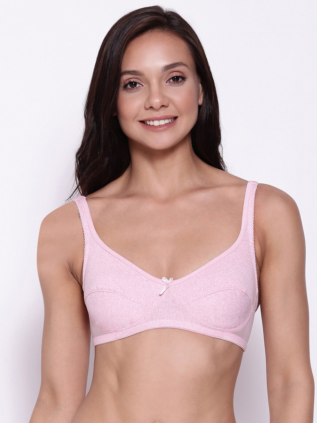 Clovia Pink Everyday Bra Full Coverage BR1797P2232B
