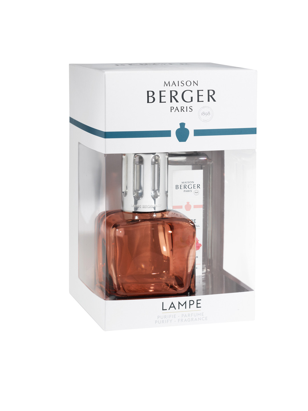 MAISON BERGER Transparent Glass Glacon Rose Ambre Aroma Oil Diffuser