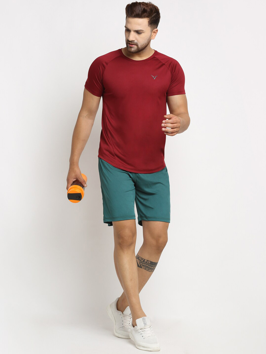 Invincible Men Viridian Training Shorts