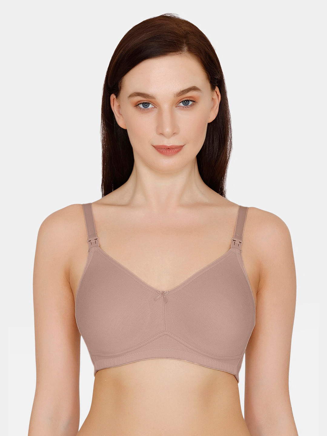 Zivame Brown Maternity Bra Half Coverage