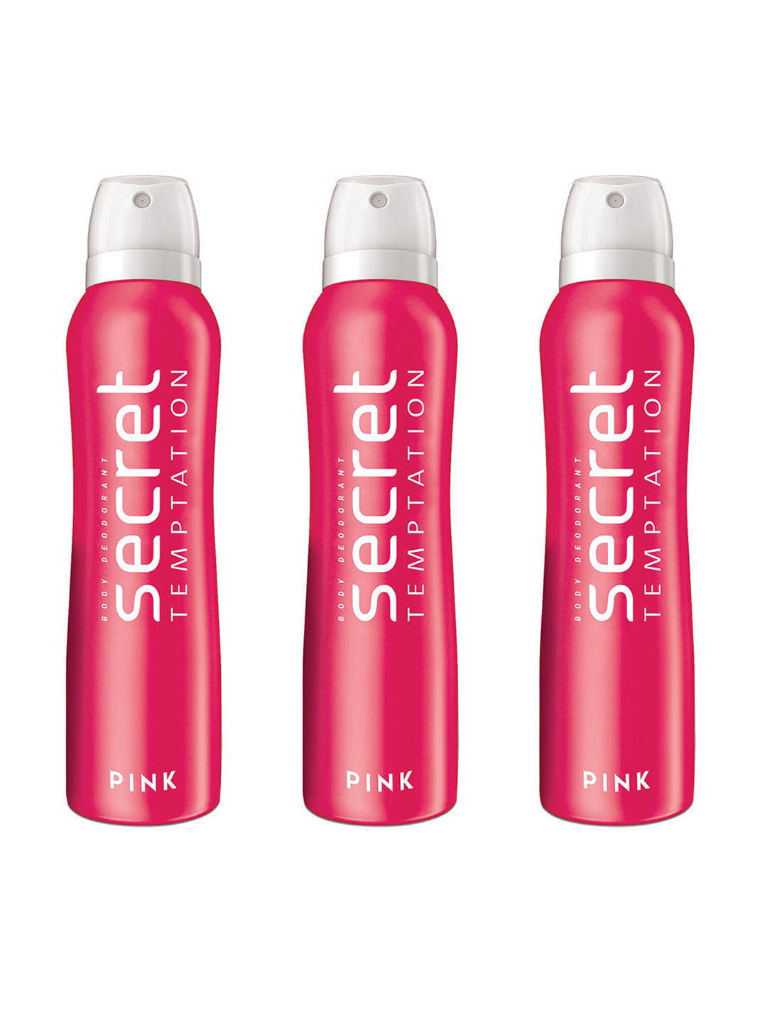 Secret Temptation Women Pink Deodorant Set of 3-150ml each