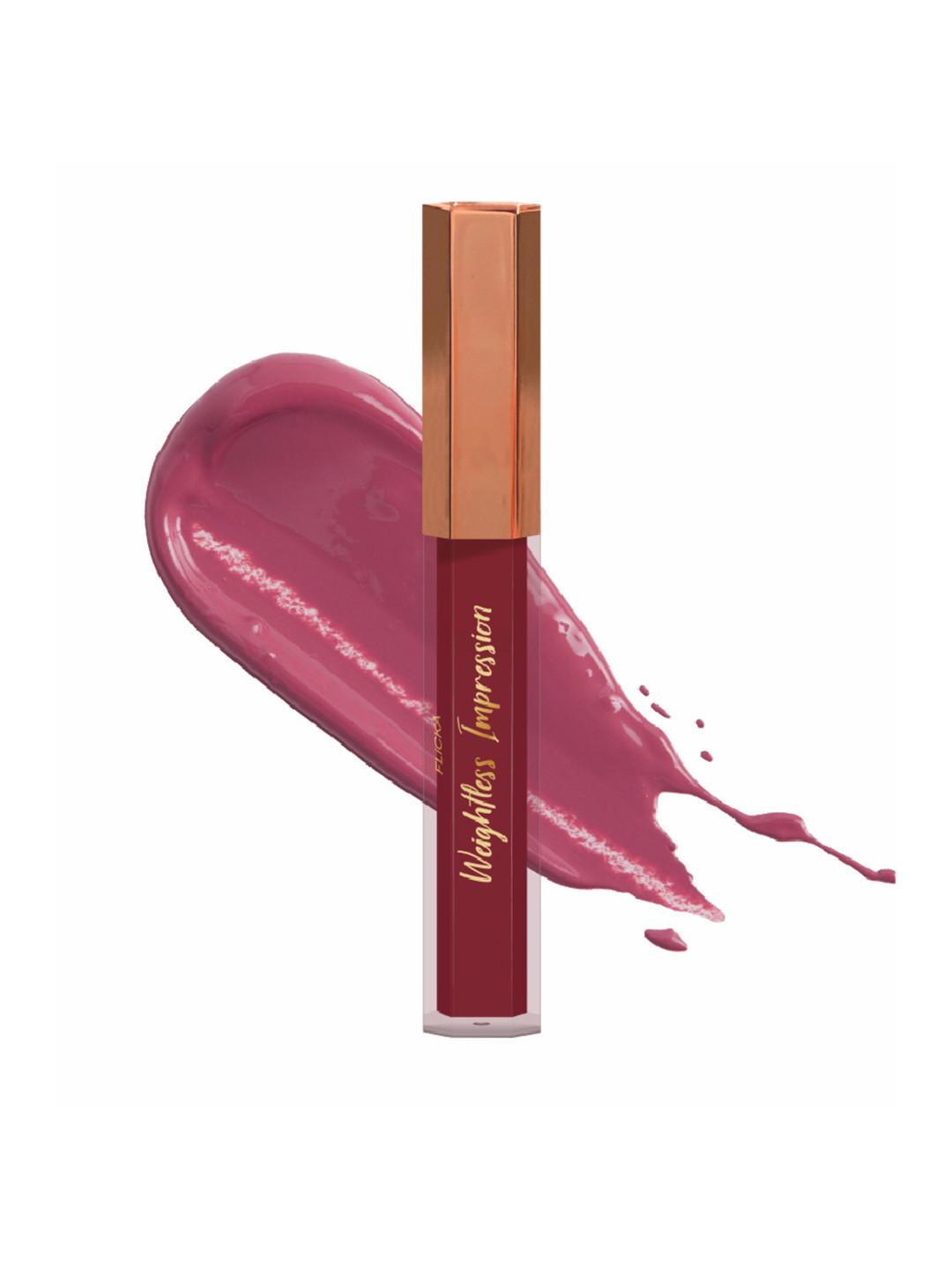 FLiCKA Weightless Impression Matte Liquid Lipstick - Pink 10 October
